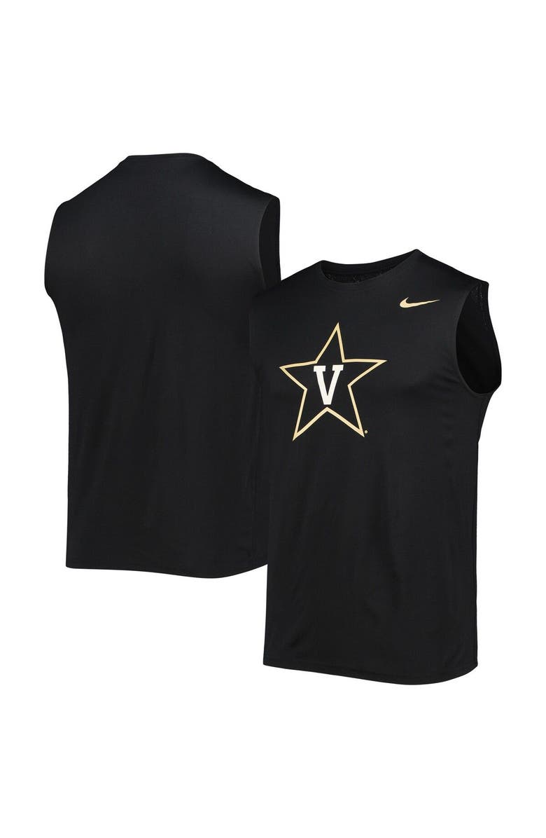 Nike Men's Nike Black Vanderbilt Commodores Performance Legend Tank Top, Alternate, color, 