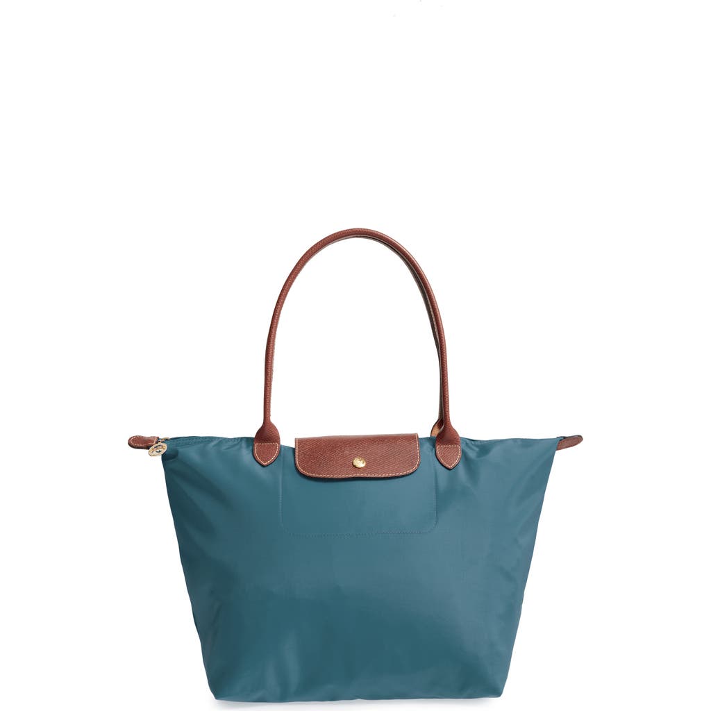 Longchamp Large Le Pliage Tote In Blue