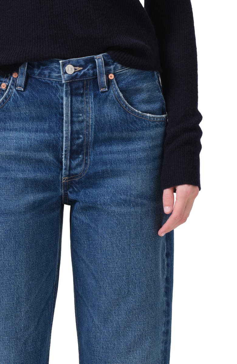 Citizens of Humanity Dahlia Relaxed Crop Bow Leg Jeans, Alternate, color, Claremont