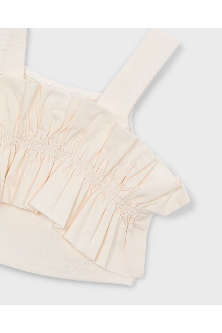 Ruffled Top, Alternate, color, Beige