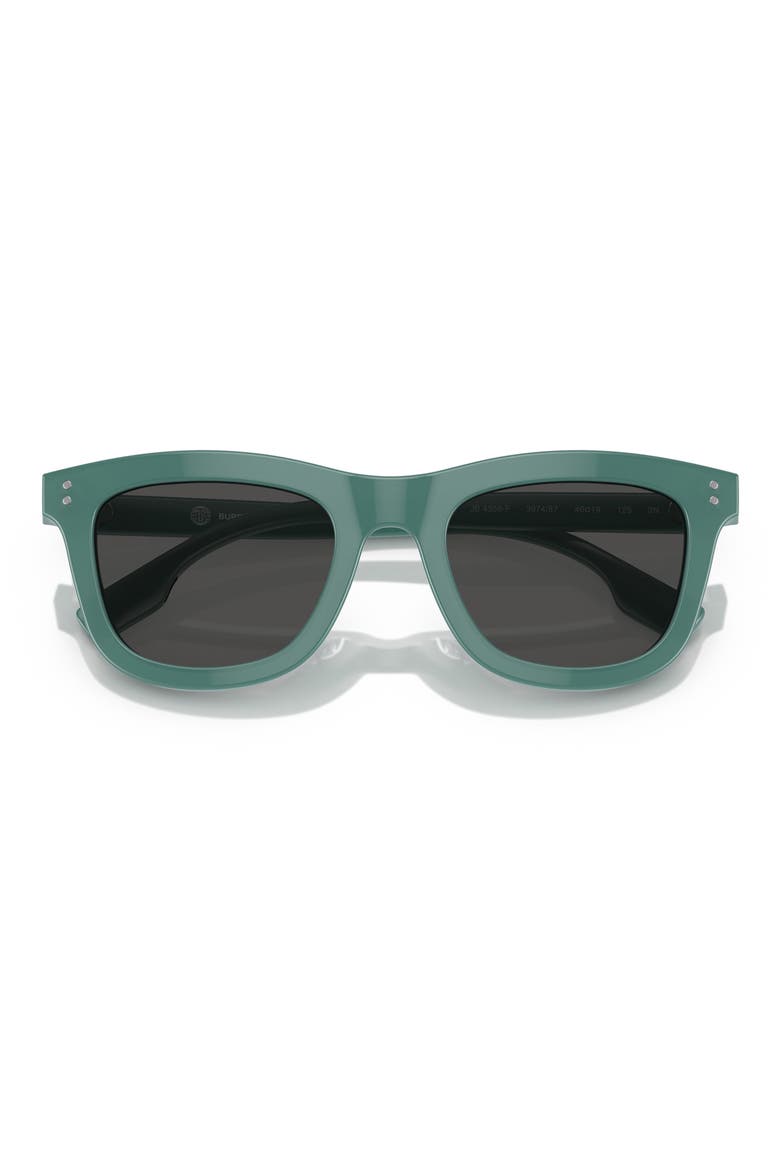 Kids' 46mm Pillow Sunglasses, Alternate, color, BLUE / DARK GREY