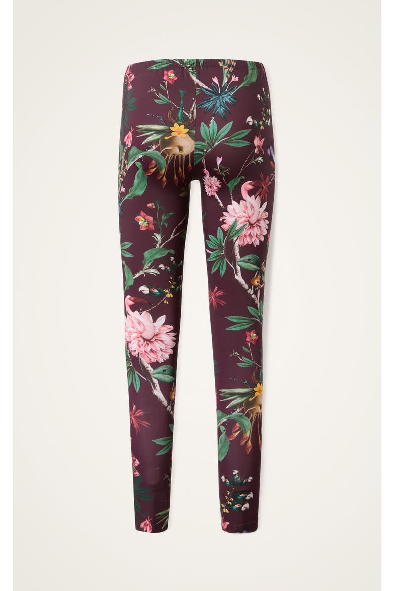 Leggings, Alternate, color, Zooflora Bordeaux