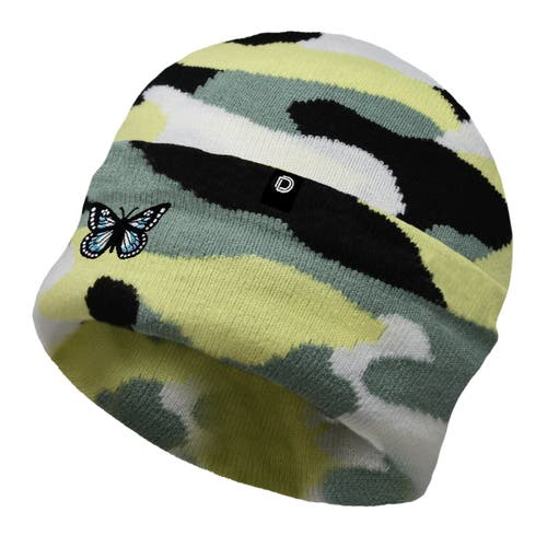 Dalix Butterfly Beanie In Green Camo