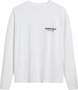 【FEAR OF GOD】CLASSIC FIT LONG SLEEVE T Fear of God Essentials Classic Fit Long Sleeve Logo T-Shirt