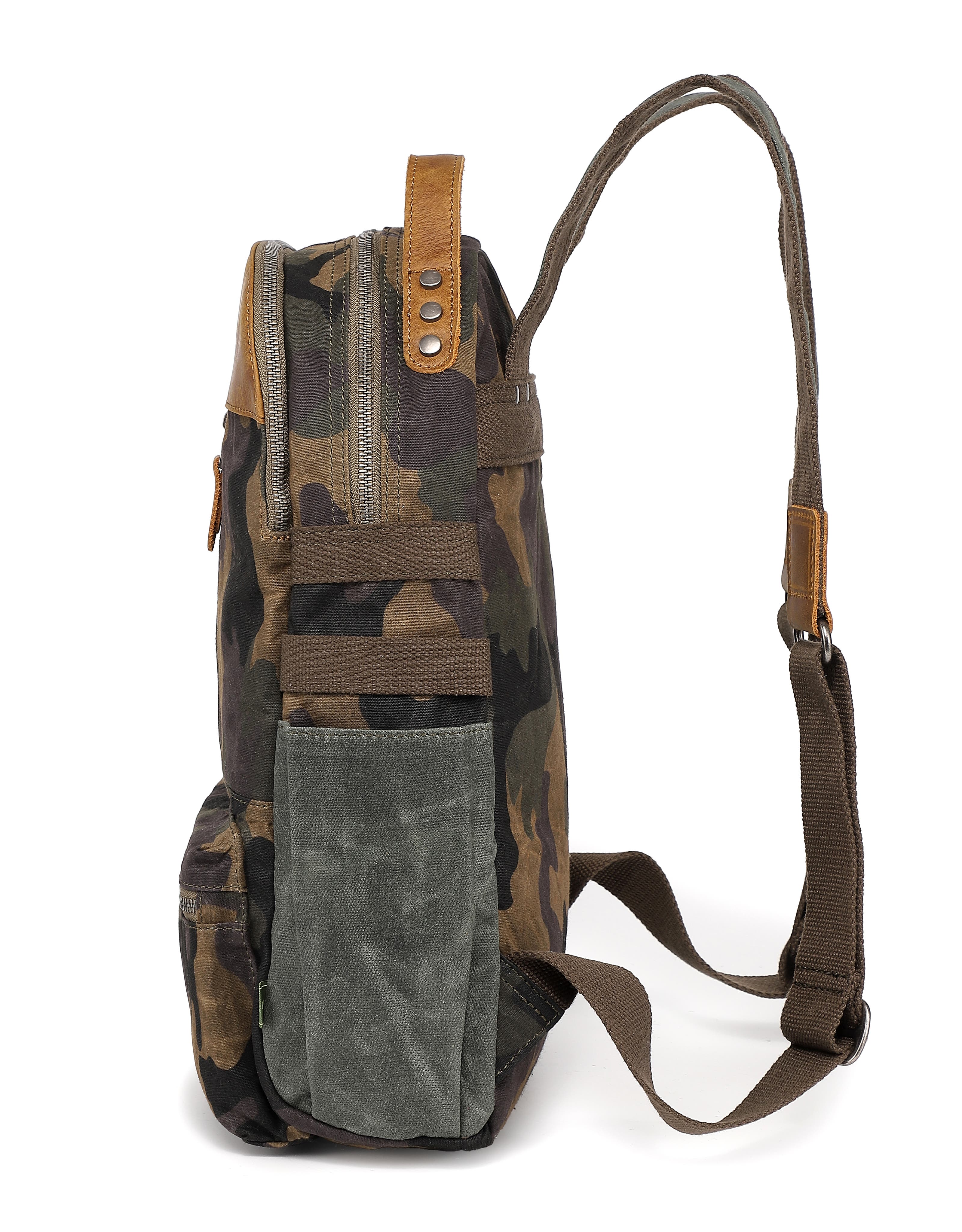 Mountain Leaf Durable Outdoor Utility Backpack, Alternate, color, Olive Camo