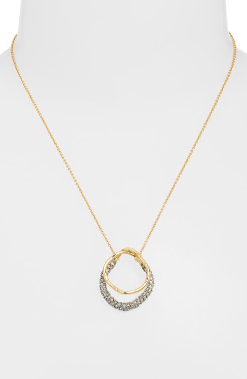 ALEXIS BITTAR ALEXIS BITTAR SOLANES CRYSTAL ORBIT PENDANT NECKLACE