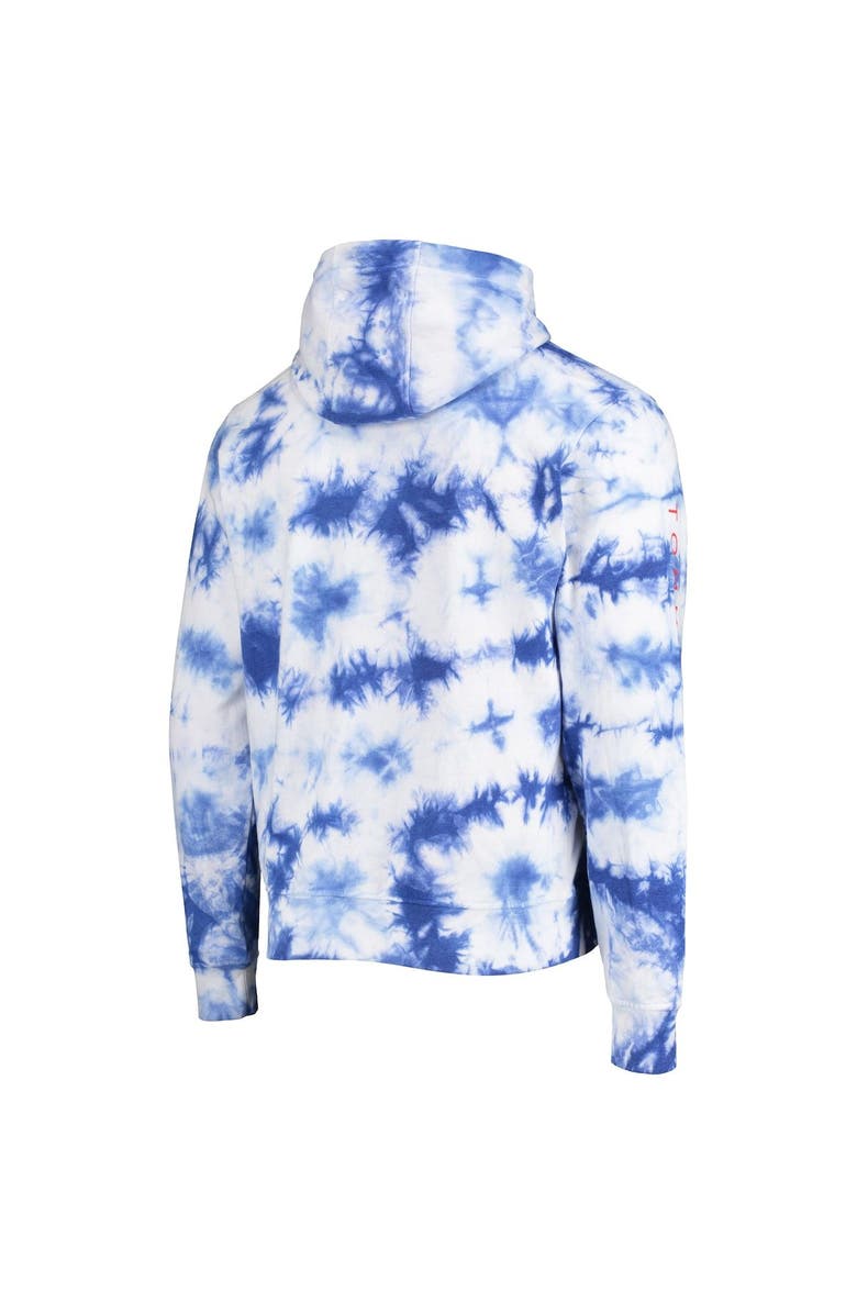 Tommy Hilfiger Men's Tommy Hilfiger Royal Los Angeles Rams Stanley Tie-Dye Pullover Hoodie, Alternate, color, 
