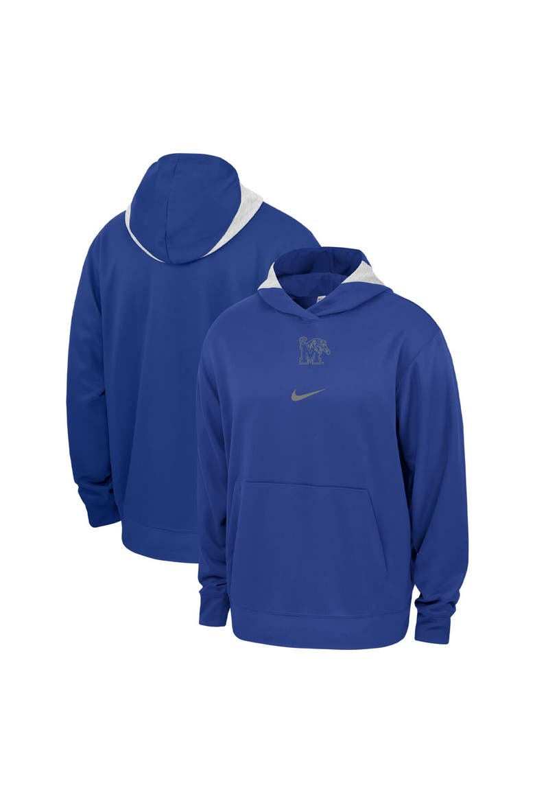 Men's Nike Royal Memphis Tigers Basketball Spotlight Performance Pullover Hoodie, Main, color, Royal