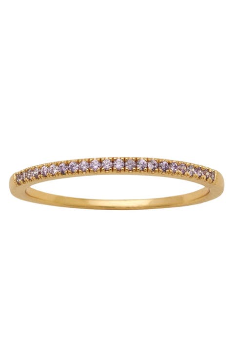 Birthstone Stacking Ring