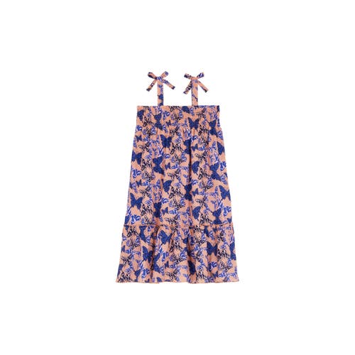 Vilebrequin Girl's Butterfly-print Dress In Pink