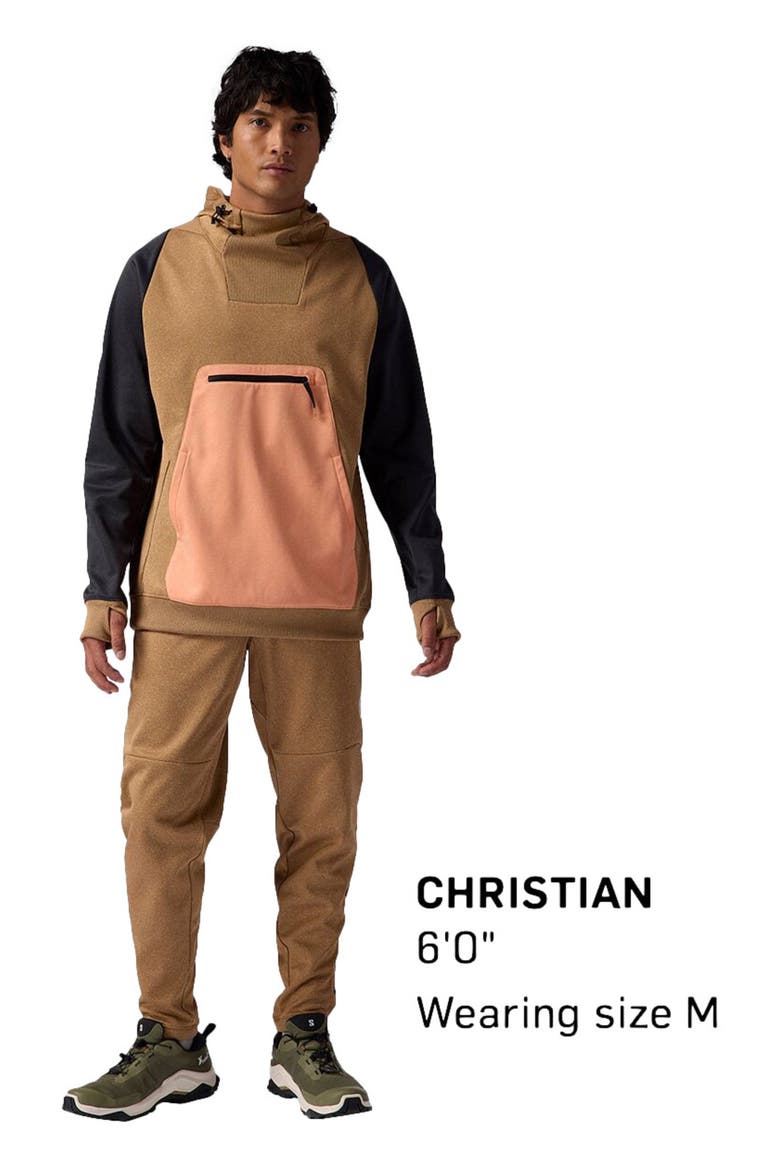 Meltdown Water-Resistant Hoodie - Men's, Alternate, color, Bistre Heather Combo