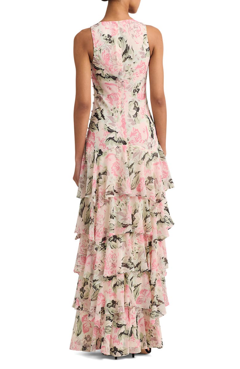 Ralph Lauren Floral Tiered Gown, Alternate, color,
