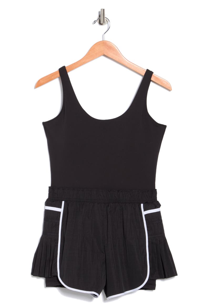Radiant Romper, Alternate, color, BLACK-WHITE