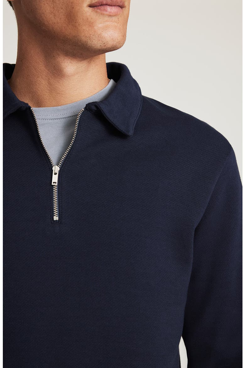 Half Zip Sweatshirt, Alternate, color, BARITONE BLUE