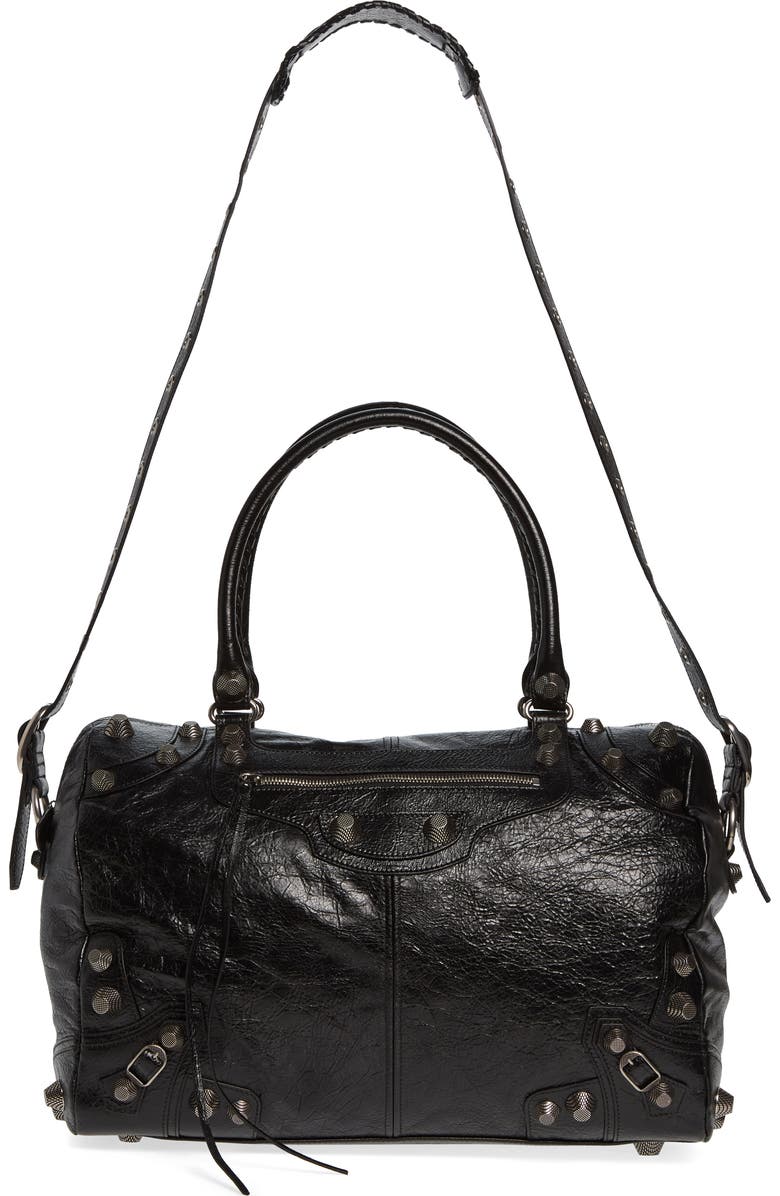 Balenciaga Le Cagole Leather Duffle Bag, Main, color,
