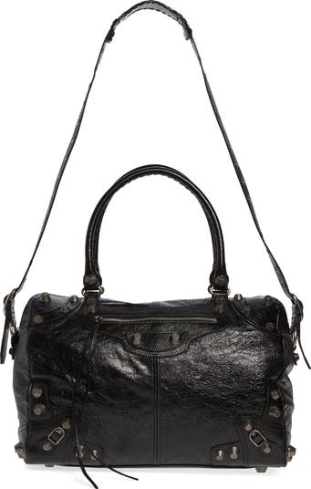 ボストンバッグ Balenciaga Black Leather Le Cagole Travel Bag Balenciaga Le Cagole Leather Duffle Bag | Nordstrom