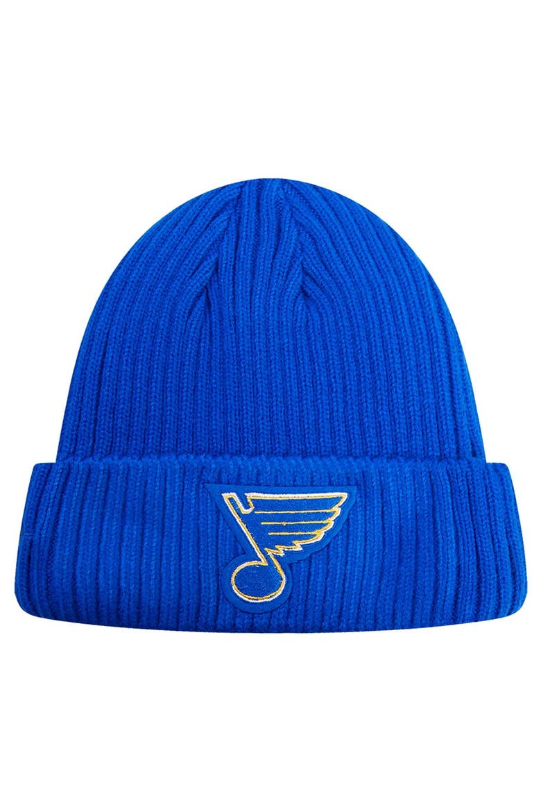 Men's Pro Standard Royal St. Louis Blues Classic Core Cuffed Knit Hat, Main, color, Royal