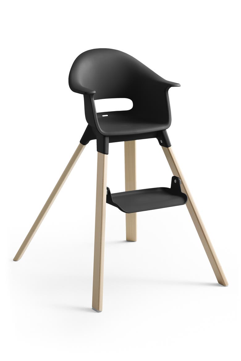 Clikk Highchair, Main, color, BLACK NATURAL