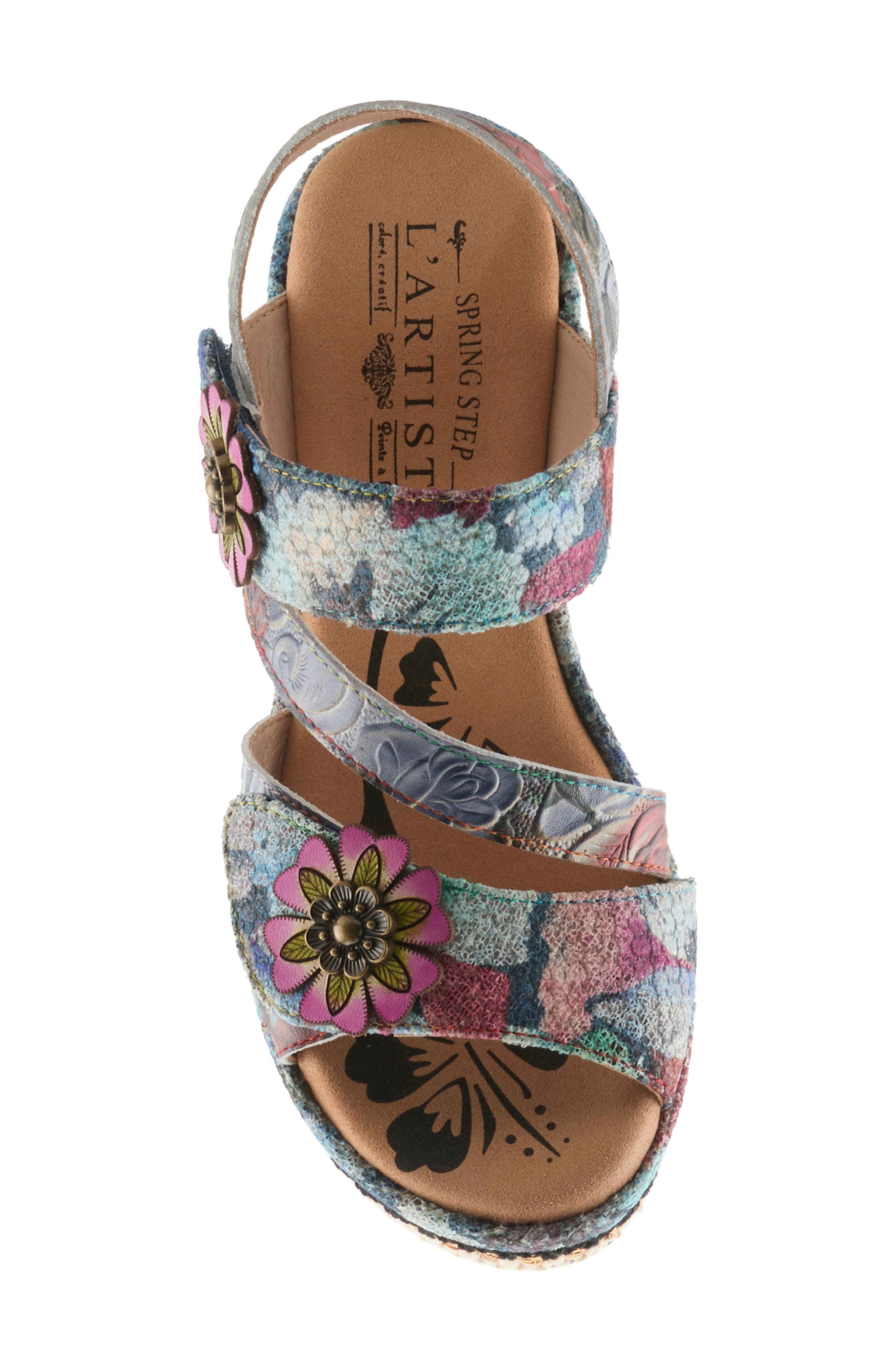 L'Artiste by Spring Step Blissful Platform Wedge Sandal, Alternate, color, 