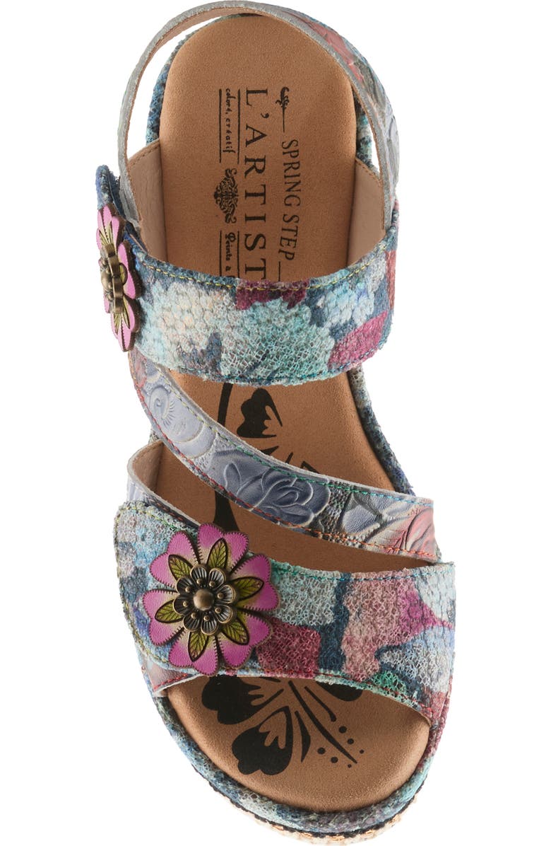 L'Artiste by Spring Step Blissful Platform Wedge Sandal, Alternate, color,