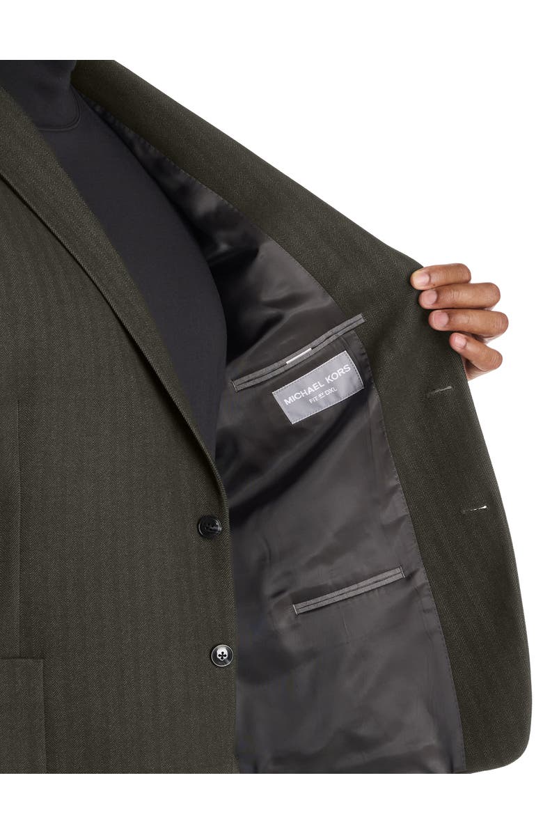 Michael Kors Big
Tall Printed Sport Coat, Alternate, color, Olive