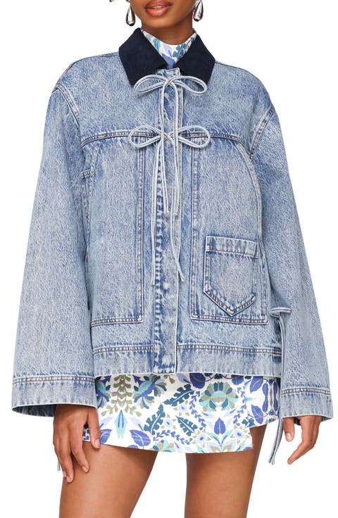 Oversized Denim Chore Jacket