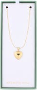 ARGENTO VIVO Etched Heart Locket Pendant Necklace