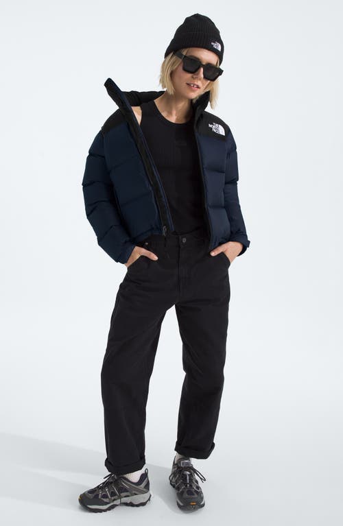 The North Face Versatile Puffer Jacket Adjustable Features In Blue