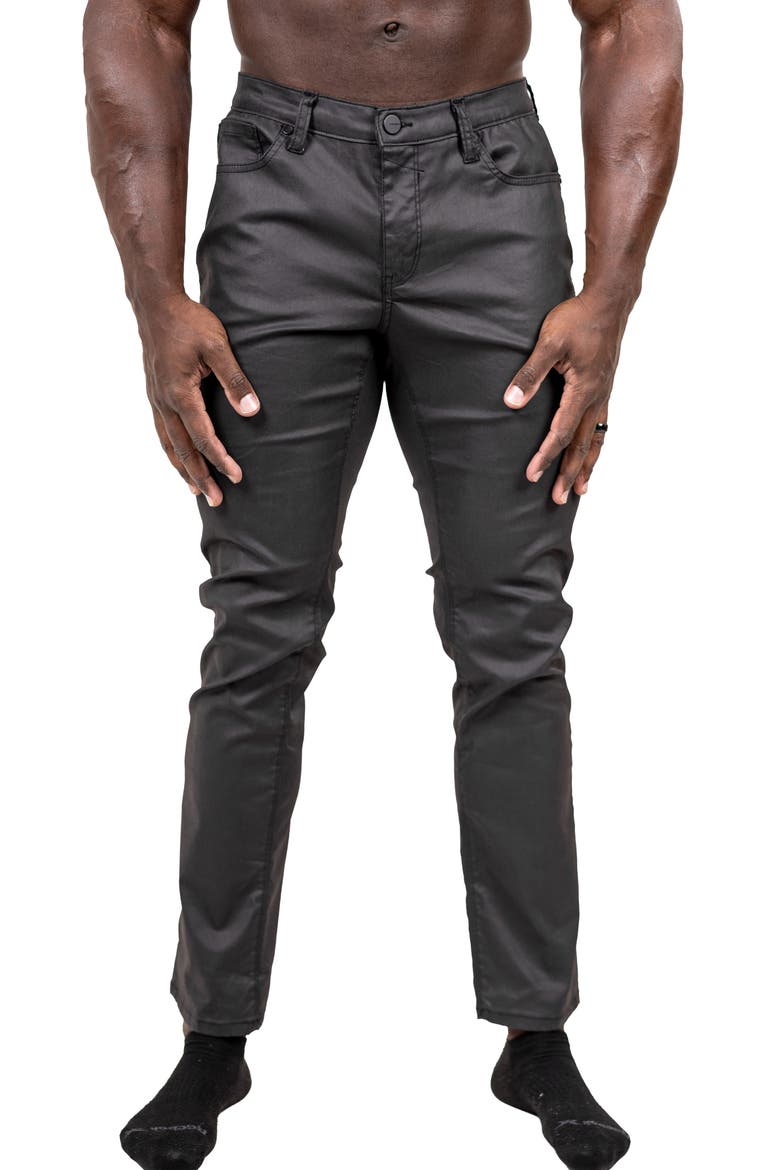Marthyr Stretch Skinny Jeans, Main, color, BLACK