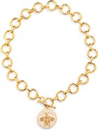 Karine Sultan Queen Bee Pendant Necklace
