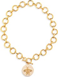 Karine Sultan Queen Bee Pendant Necklace