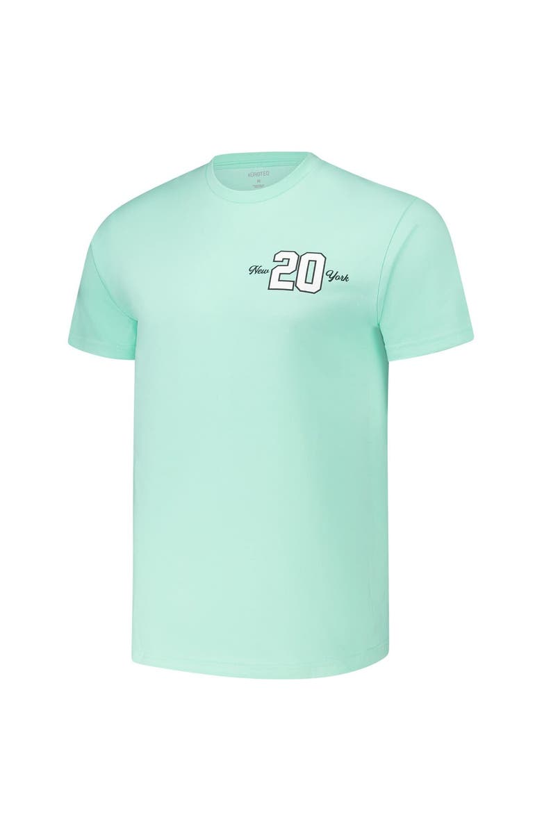KUR8TED Unisex Sabrina Ionescu Mint New York Liberty Player ID Arch T-Shirt, Alternate, color, Mint