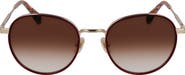 Paul Smith Mabley 53mm Gradient Round Sunglasses