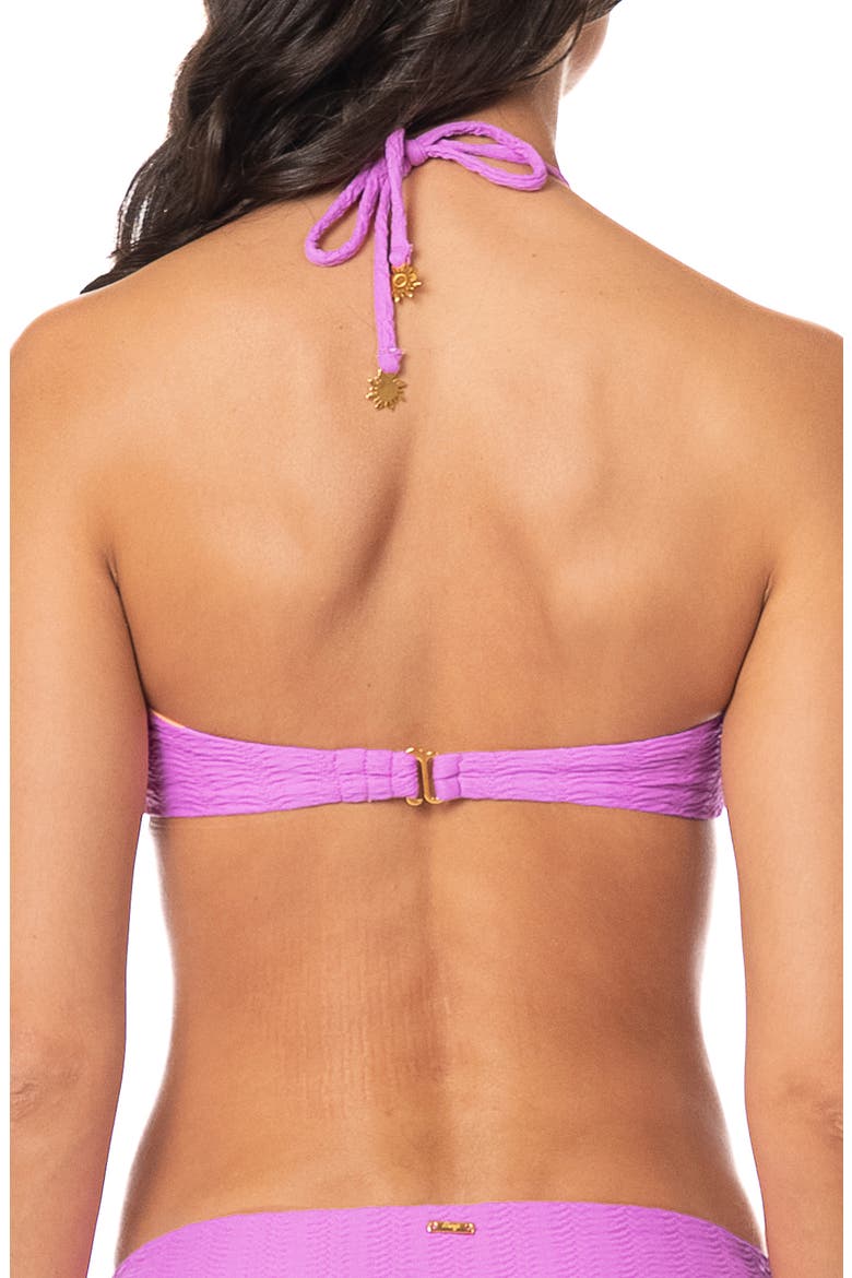 Celestial Sundown Jill Reversible Bandeau Bikini Top, Alternate, color, LIGHT PASTEL PURPLE