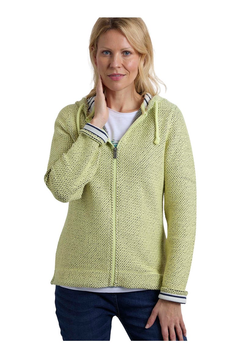 Chicoa Full Zip Macaroni Hoodie, Main, color, Celery