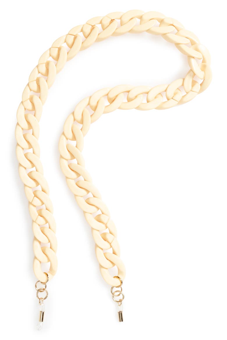 Sunglasses Chain, Main, color, IVORY