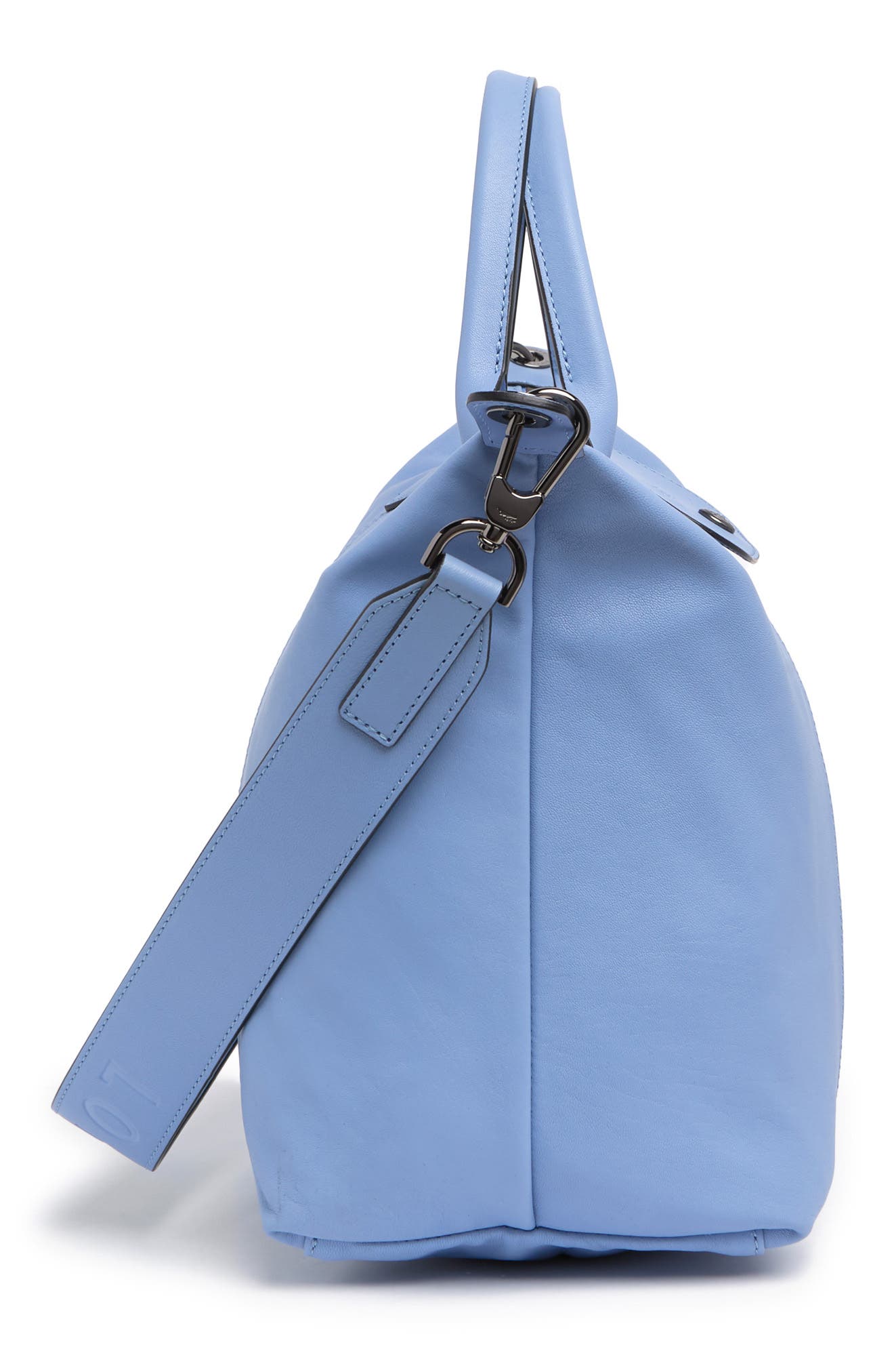 Longchamp Le Pliage Cuir Medium Tote Bag, Alternate, color, 