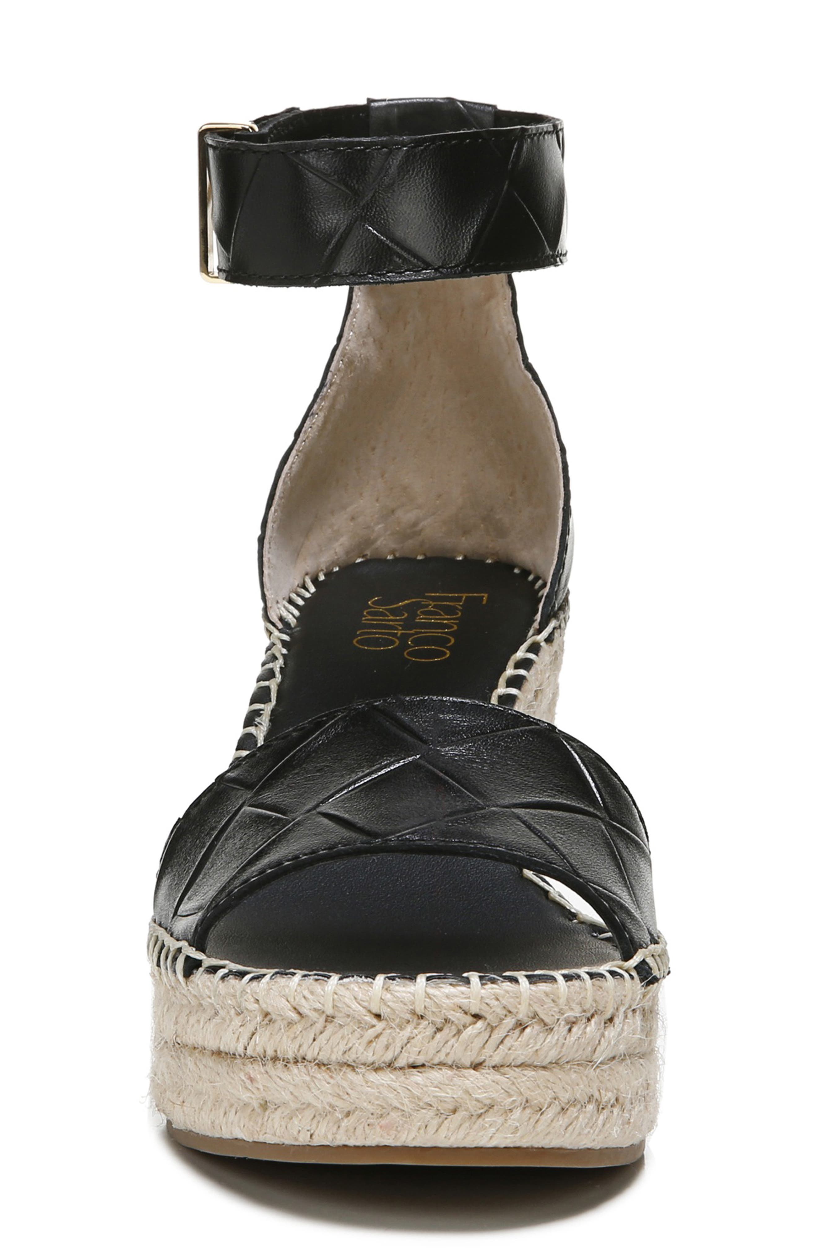 Franco Sarto Clemens Espadrille Platform Wedge Sandal, Alternate, color, 