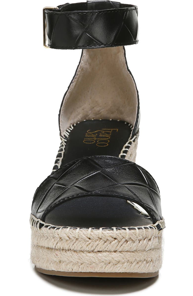 Franco Sarto Clemens Espadrille Platform Wedge Sandal, Alternate, color,