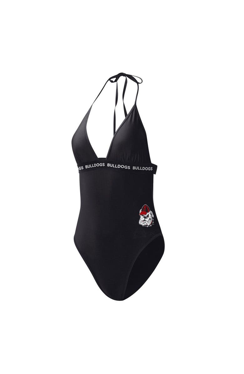 G-III 4HER BY CARL BANKS Women's G-III 4Her by Carl Banks Black Georgia Bulldogs Full Count One-Piece Swimsuit, Alternate, color, Black