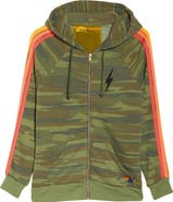 Aviator Nation Classic 4-Stripe Bolt Hoodie