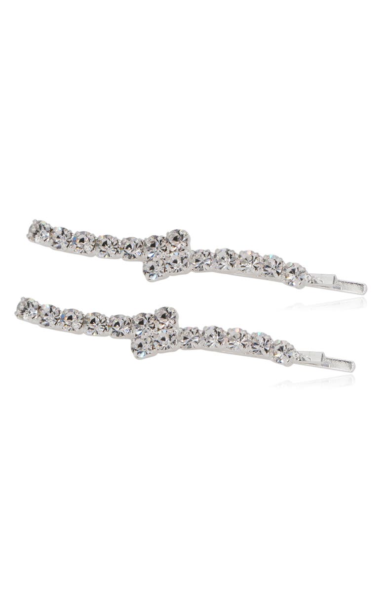 Brides & Hairpins Etta Set of 2 Crystal Hair Clips, Alternate, color, 