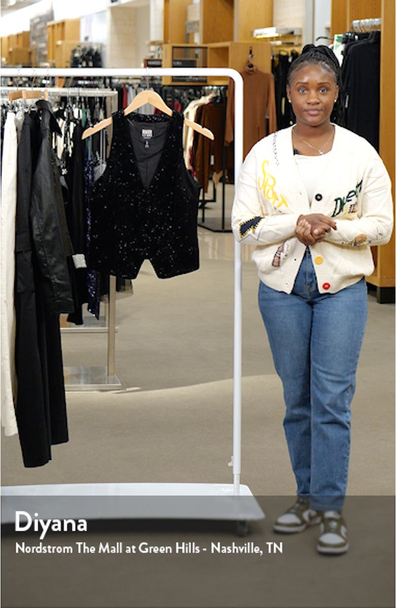 Sparkle Button Front Waistcoat, sales video thumbnail