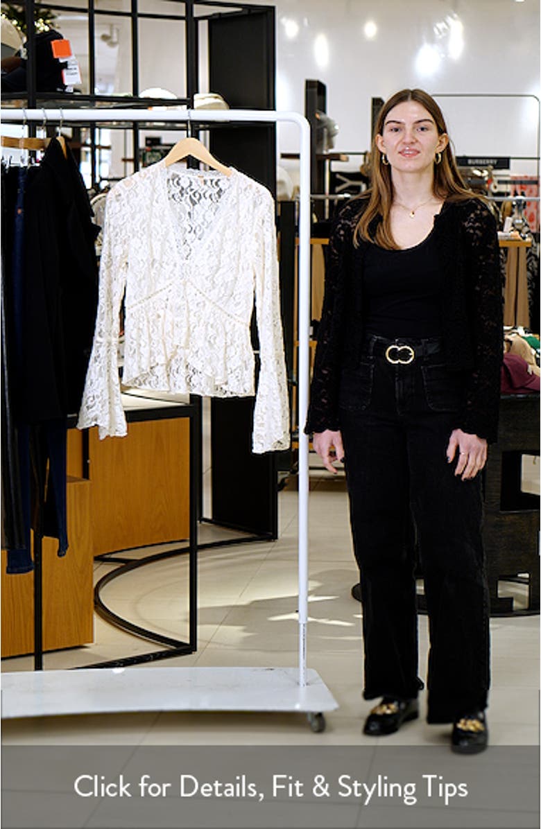 Whispering Love Lace Top, sales video thumbnail