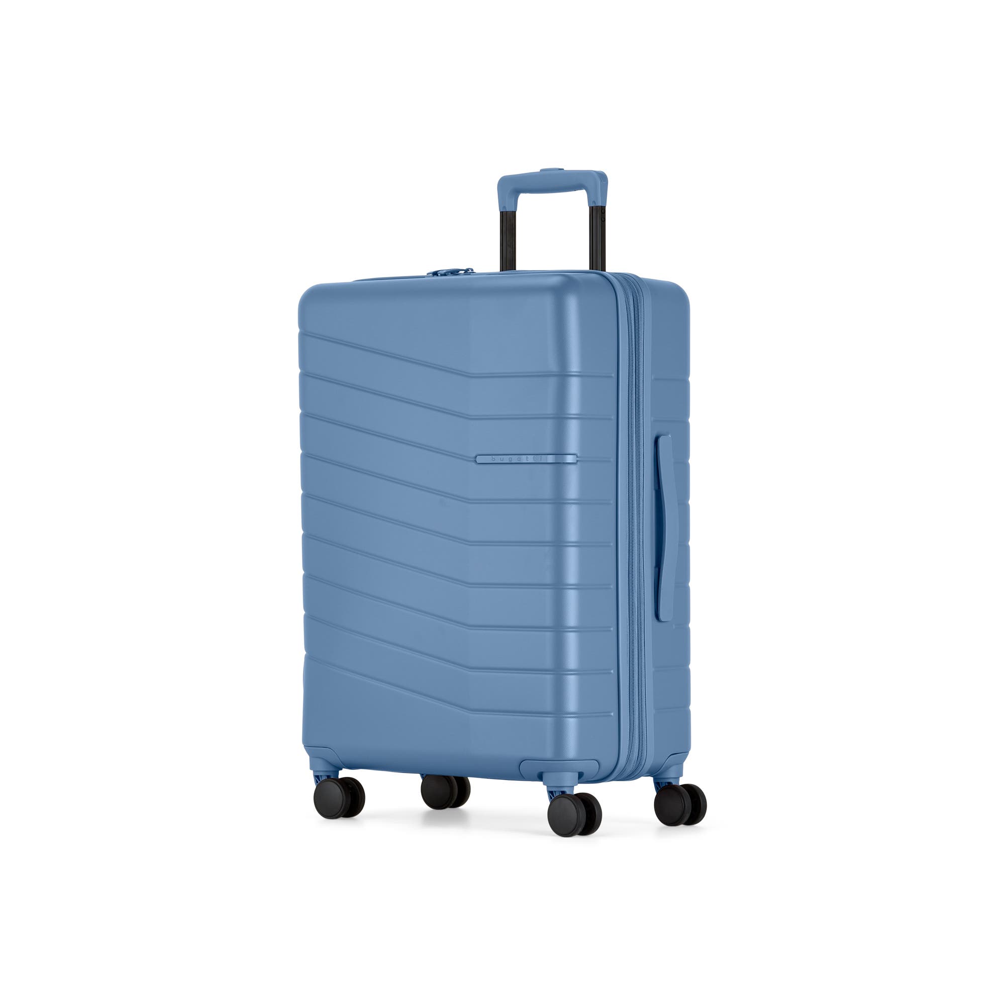 bugatti Munich Hardside Medium Luggage with Expansion, Alternate, color, Blue