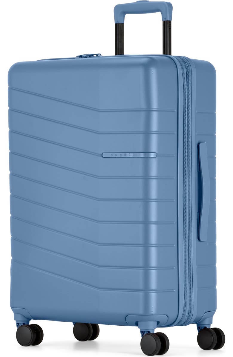 bugatti Munich Hardside Medium Luggage with Expansion, Alternate, color, Blue