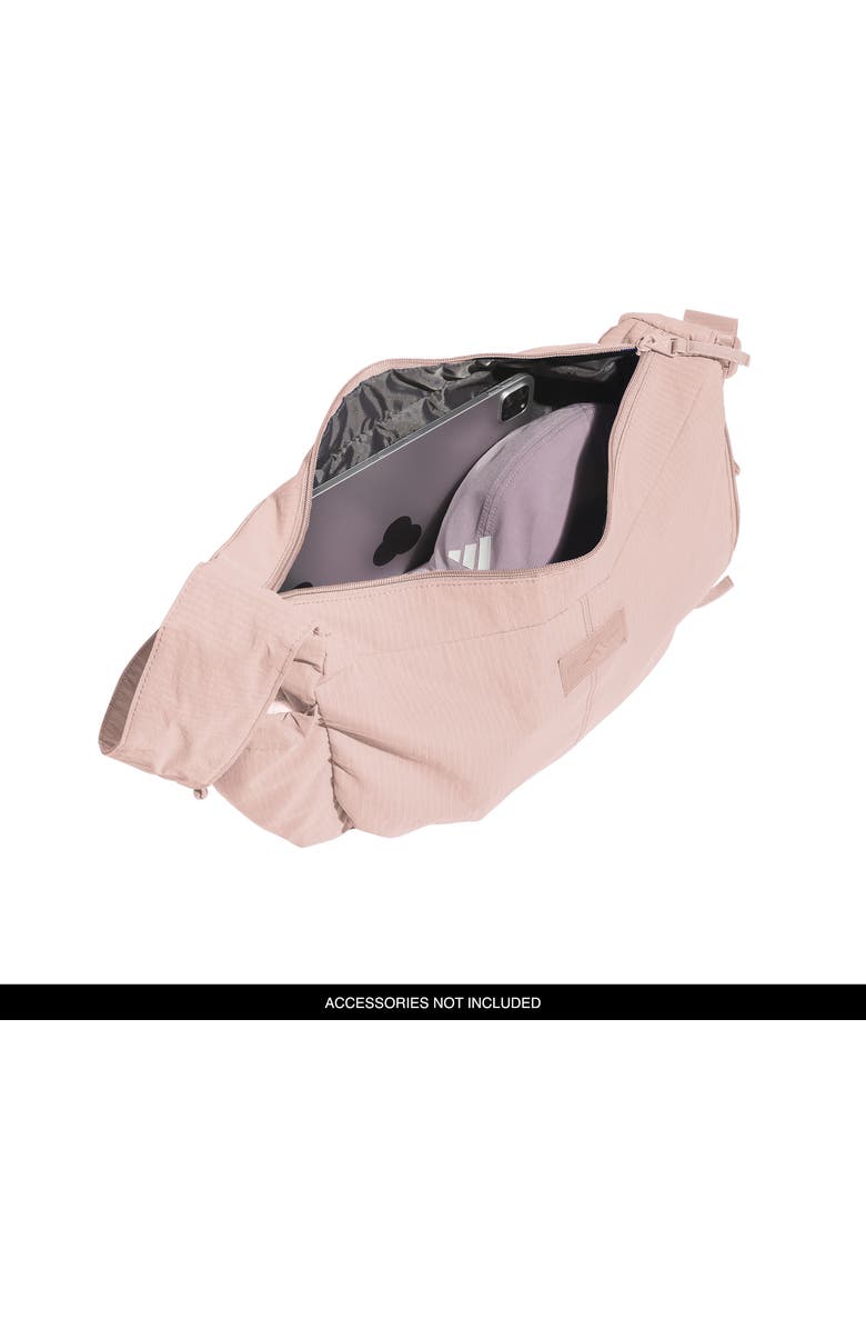 adidas Crescent Crossbody Bag, Alternate, color, Blush Pink