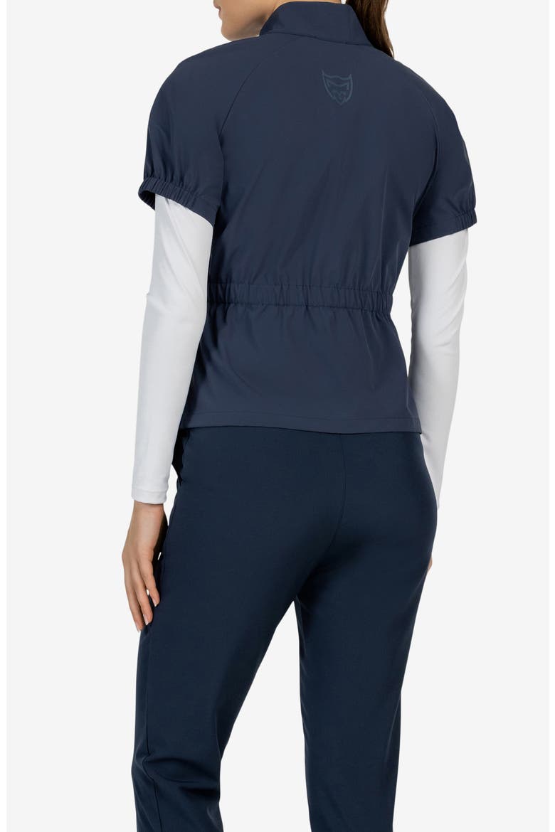 Tour Short Sleeve Windshell, Alternate, color, MIDNIGHT