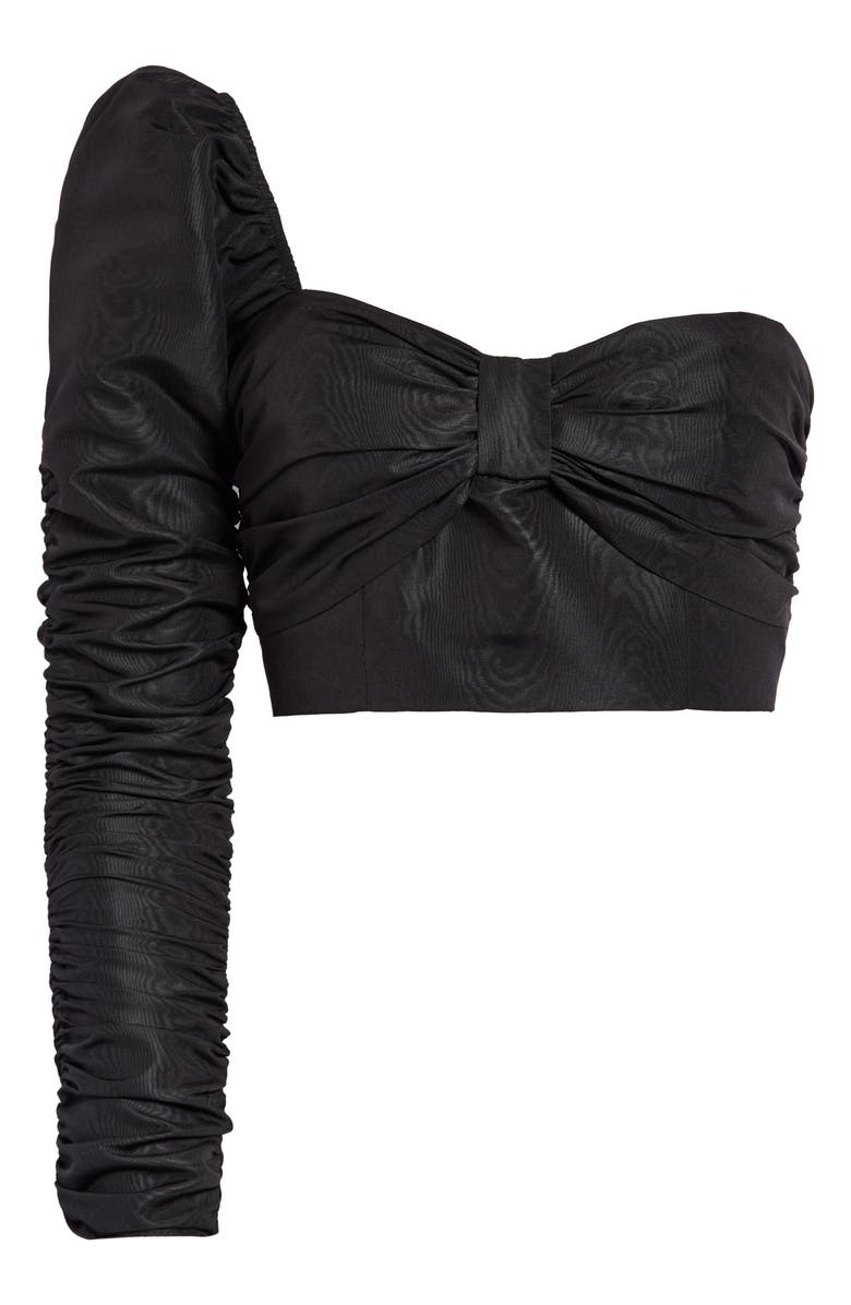 River Island One Shoulder Crop Top, Main, color,