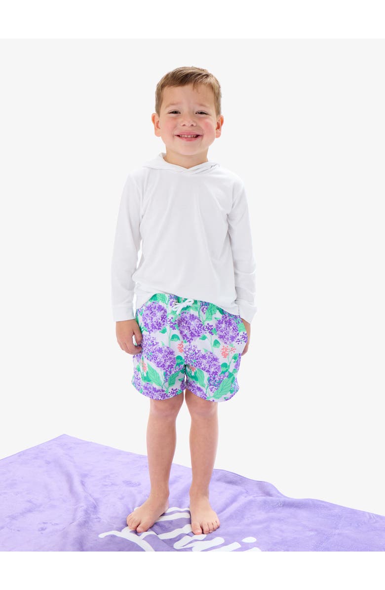 RuggedButts Boys UPF50+ Sun Protective Hooded Shirt, Alternate, color, White